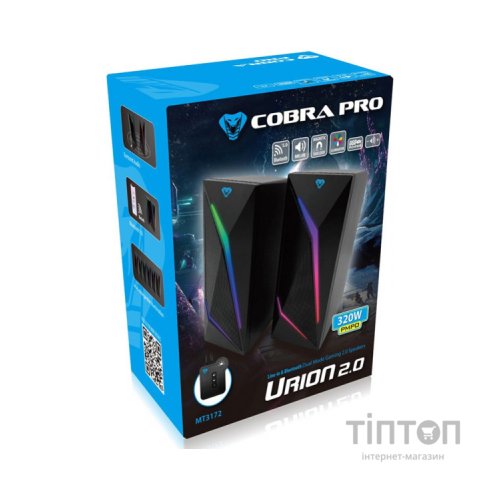 Акустична система Media-Tech Cobra PRO URION LED Light Black (MT3172)