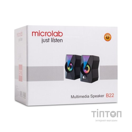 Акустична система Microlab B-22 USB Black (B-22)