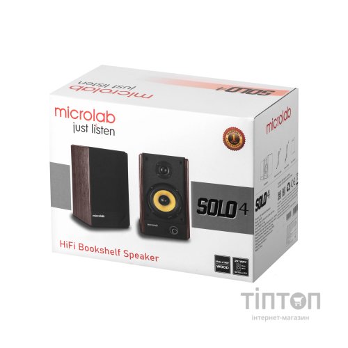 Акустична система Microlab SOLO 4 60W Brown (SOLO-4BR)