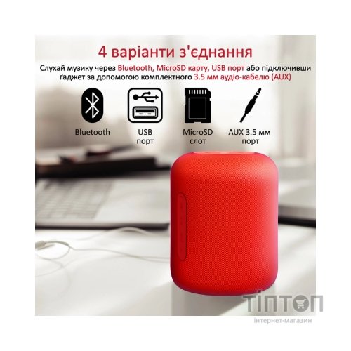 Акустична система Promate Boom-10 Red (boom-10.red)