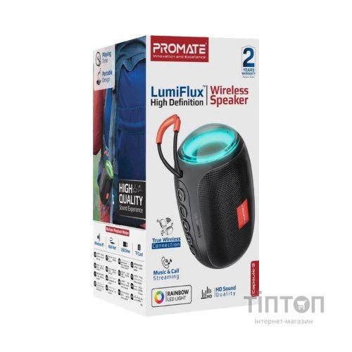 Акустична система Promate Capsule-3 Black (capsule-3.black)