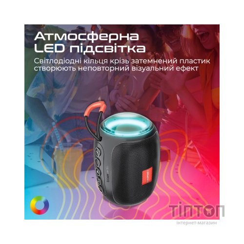 Акустична система Promate Capsule-3 Black (capsule-3.black)