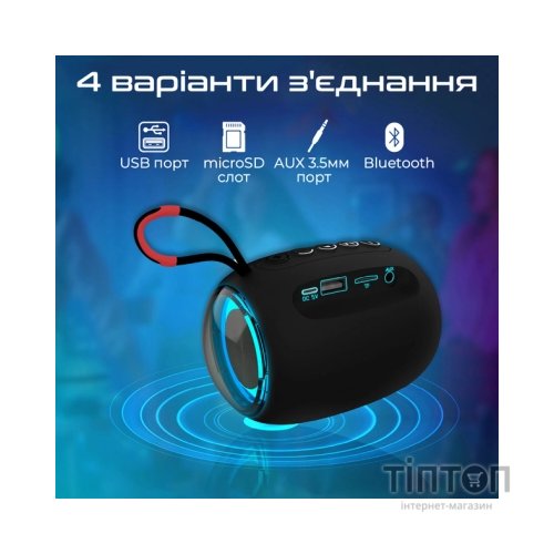 Акустична система Promate Capsule-3 Black (capsule-3.black)
