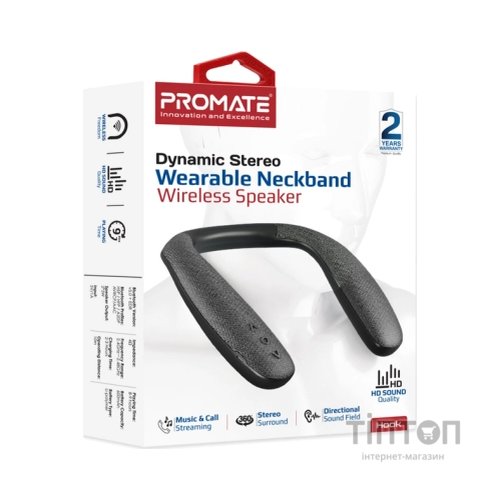 Акустична система Promate Hook Black (hook.black)