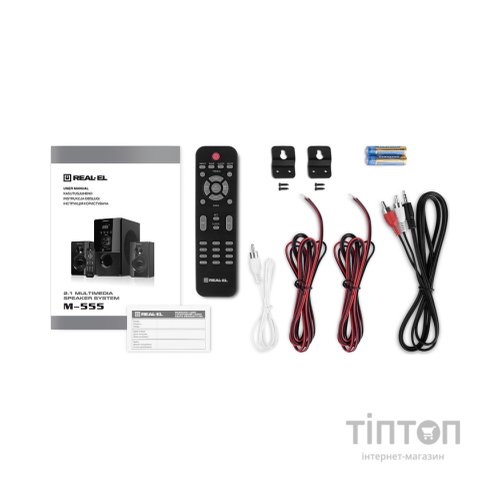 Акустична система REAL-EL M-555 Black (EL121300013)