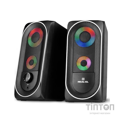 Акустична система REAL-EL S-110 USB Black