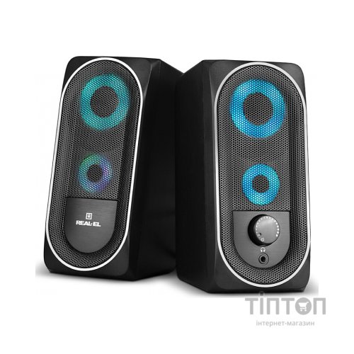 Акустична система REAL-EL S-110 USB Black