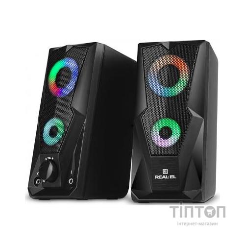 Акустична система REAL-EL S-111 USB Black