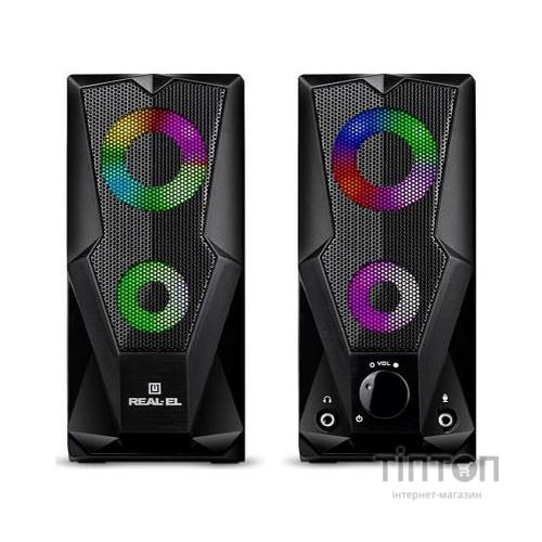 Акустична система REAL-EL S-111 USB Black