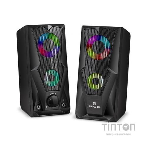 Акустична система REAL-EL S-111 USB Black