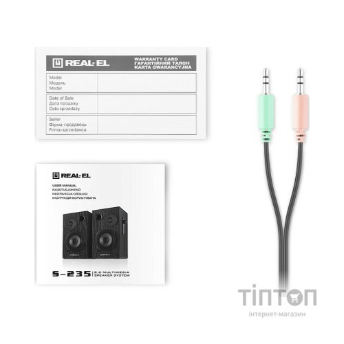 Акустична система REAL-EL S-235 Black (EL121200010)