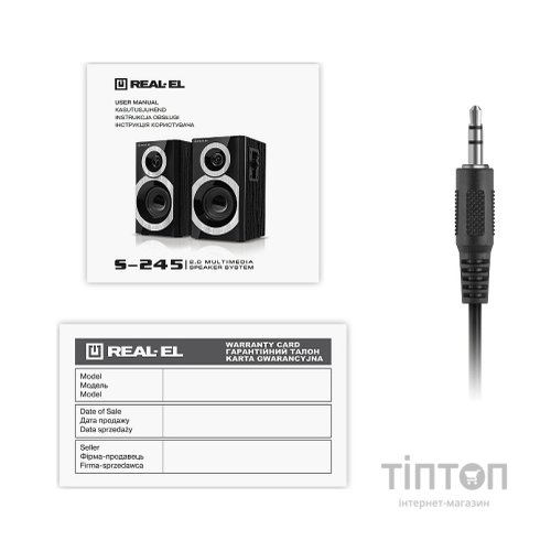 Акустична система REAL-EL S-245 Black (EL121200015)