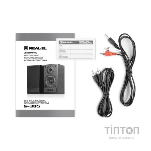 Акустична система REAL-EL S-305 Black (EL121200012)