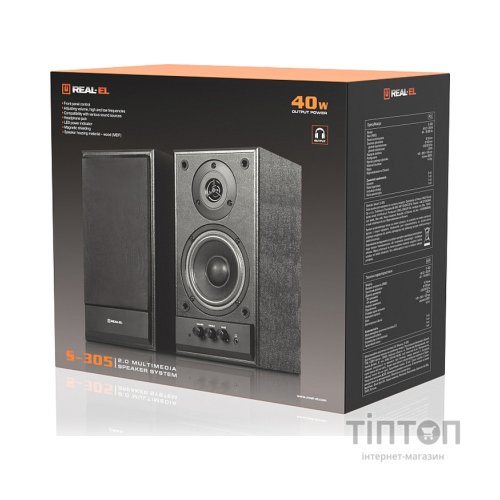 Акустична система REAL-EL S-305 Black (EL121200012)