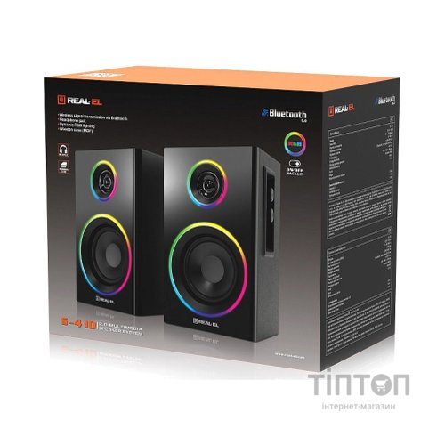 Акустична система REAL-EL S-410 Black (EL121200016)