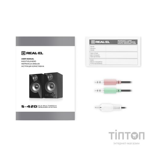 Акустична система REAL-EL S-420 Black (EL121200011)