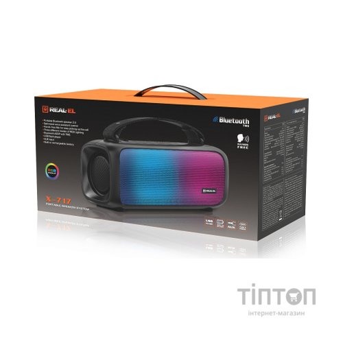 Акустична система REAL-EL X-717 Black (4743304105359)