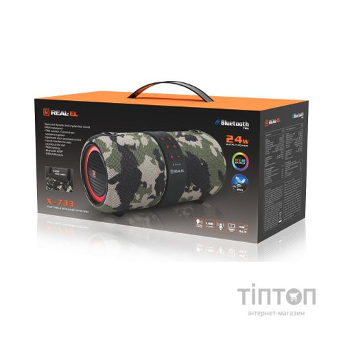 Акустична система REAL-EL X-733 Сamo (4743304106011)