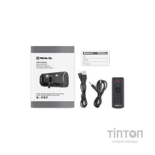 Акустична система REAL-EL X-757 Black