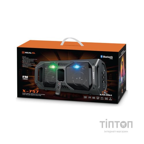 Акустична система REAL-EL X-757 Black