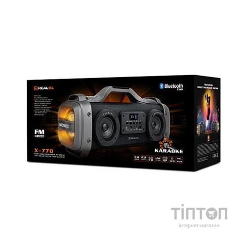 Акустична система REAL-EL X-770 Black