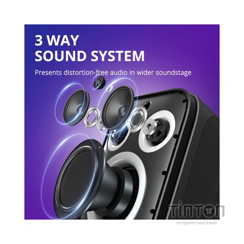 Акустична система Tronsmart Halo 200 + 2 MIcs Black (968233)