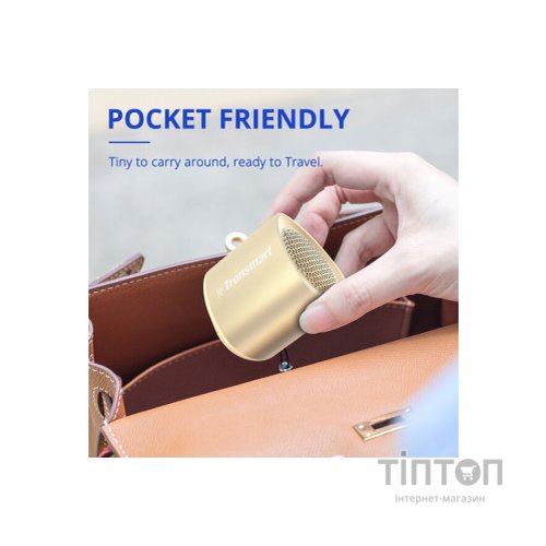 Акустична система Tronsmart Nimo Mini Speaker Gold (985908)