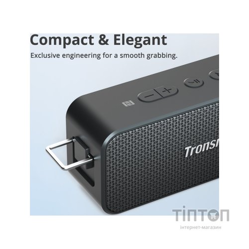 Акустична система Tronsmart T2 Plus Upgraded Black (1019754)