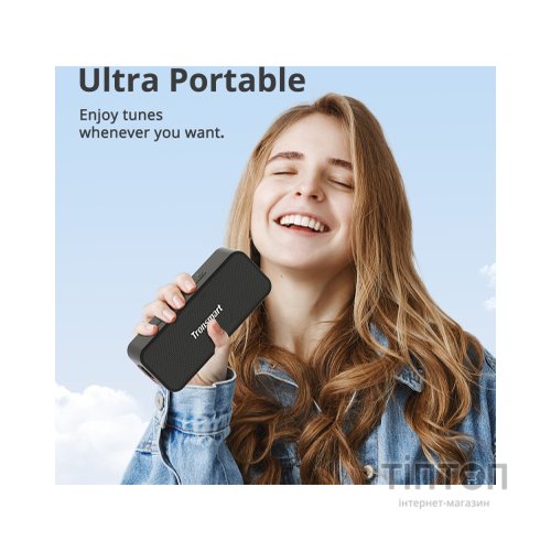 Акустична система Tronsmart T2 Plus Upgraded Black (1019754)