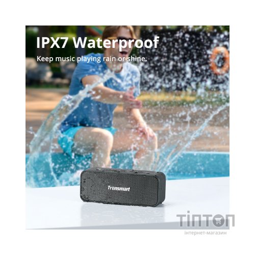 Акустична система Tronsmart T2 Plus Upgraded Black (1019754)