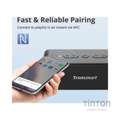 Акустична система Tronsmart T2 Plus Upgraded Black (1019754)