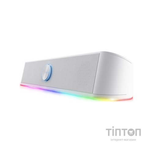 Акустична система Trust GXT 619W Thorne RGB Illuminated Soundbar White (25110)