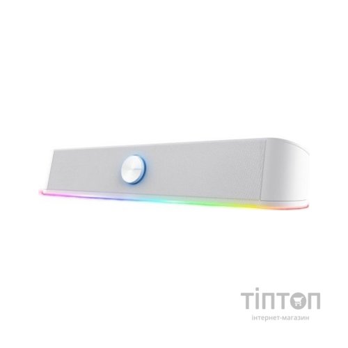 Акустична система Trust GXT 619W Thorne RGB Illuminated Soundbar White (25110)