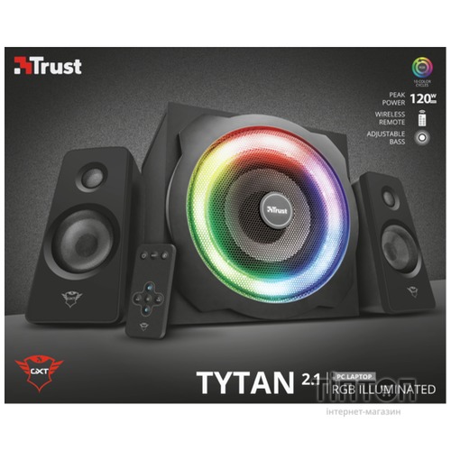 Акустична система Trust GXT 629 Tytan RGB Illuminated (22944)