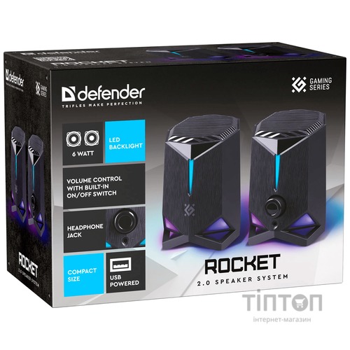 Акустика Defender 2.0 Rocket 6Вт (65094)