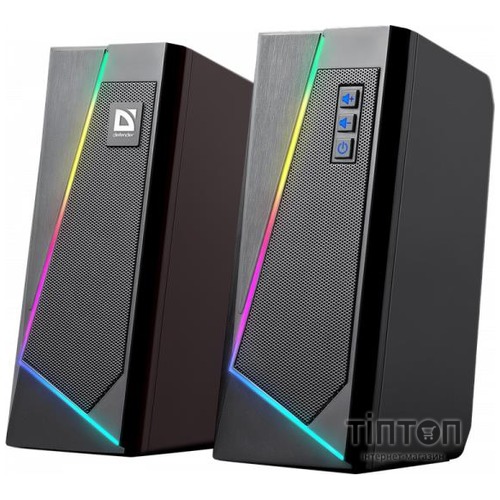Акустика Defender 2.0 Solar 3 10 W, BT/Light, USB (65103)