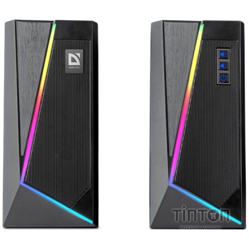 Акустика Defender 2.0 Solar 3 10 W, BT/Light, USB (65103)