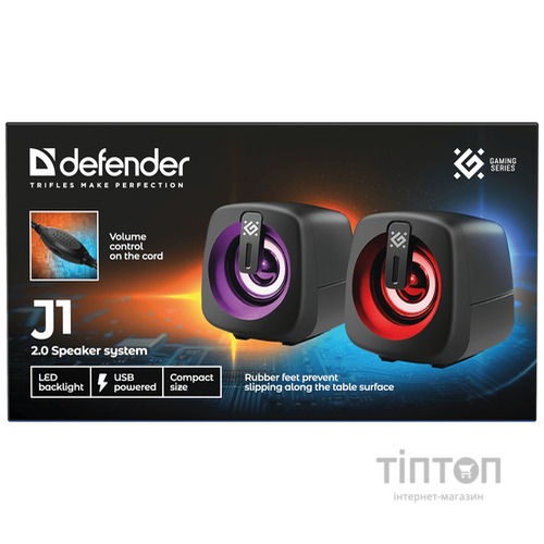 Акустика Defender J1 6Вт USB Black (65961)