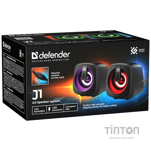 Акустика Defender J1 6Вт USB Black (65961)