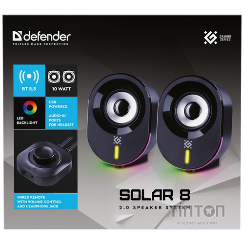 Акустика Defender Solar 8 10Вт (65938)