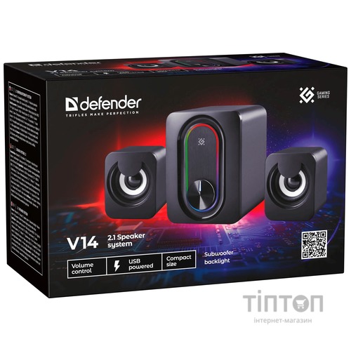 Акустика Defender V14 11Вт Black (65314)