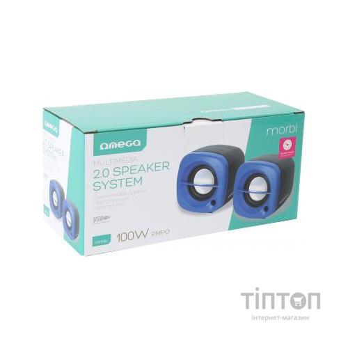 Акустика Omega 2.0 OG-15 6W Blue USB