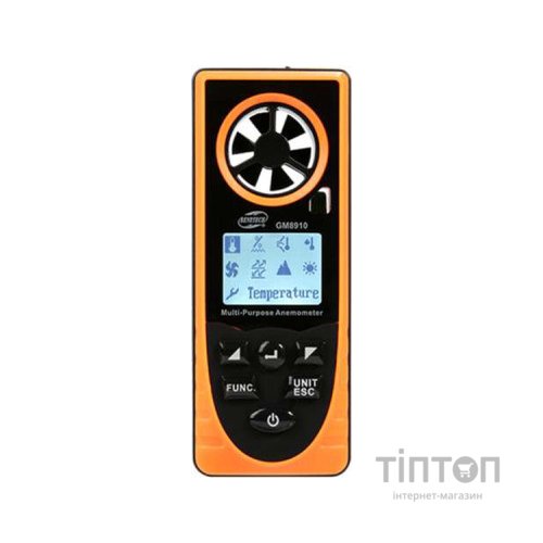 Анемометр Benetech багатофункціональний анемометр-метеостанція (GM8910)