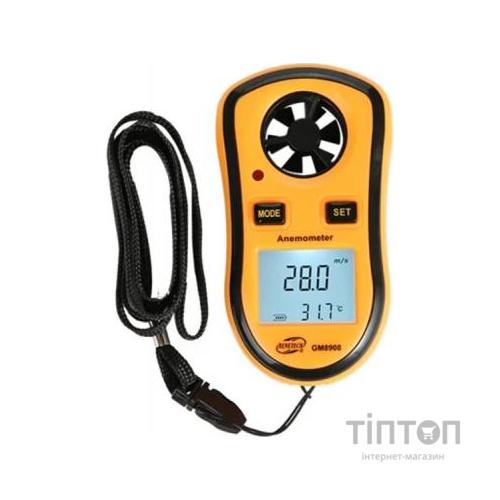 Анемометр Benetech цифровий крильчастий 0,1-30м/с, -10-45°C (GM8908)