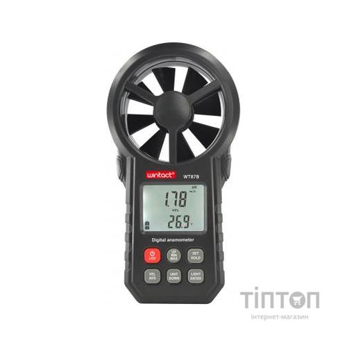 Анемометр Wintact крильчастий USB, Bluetooth 0,3-30м/с, -10-45°C (WT87B)
