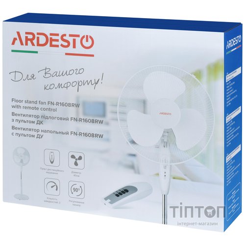 Вентилятор Ardesto FN-R1608RW