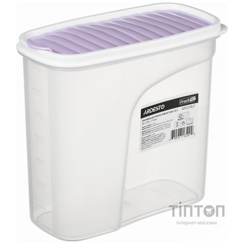 Ємність для сипучих продуктів Ardesto Fresh 1.8 л Purple (AR1218LP)