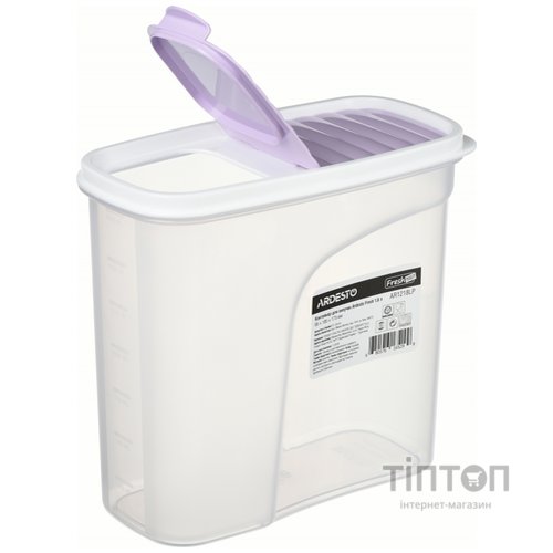 Ємність для сипучих продуктів Ardesto Fresh 1.8 л Purple (AR1218LP)