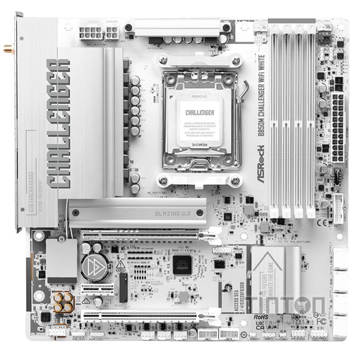 ASROCK B850M CHALLENGER WIFI WHITE