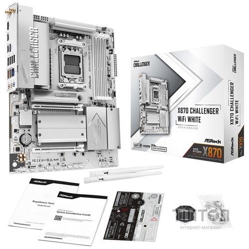 ASROCK X870 CHALLENGER WIFI WHITE